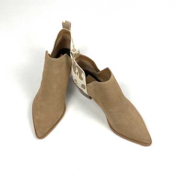New Dolce Vita Satara Desert Multi Suede Leather Ankle Bootie 8.5 - Picture 3 of 8
